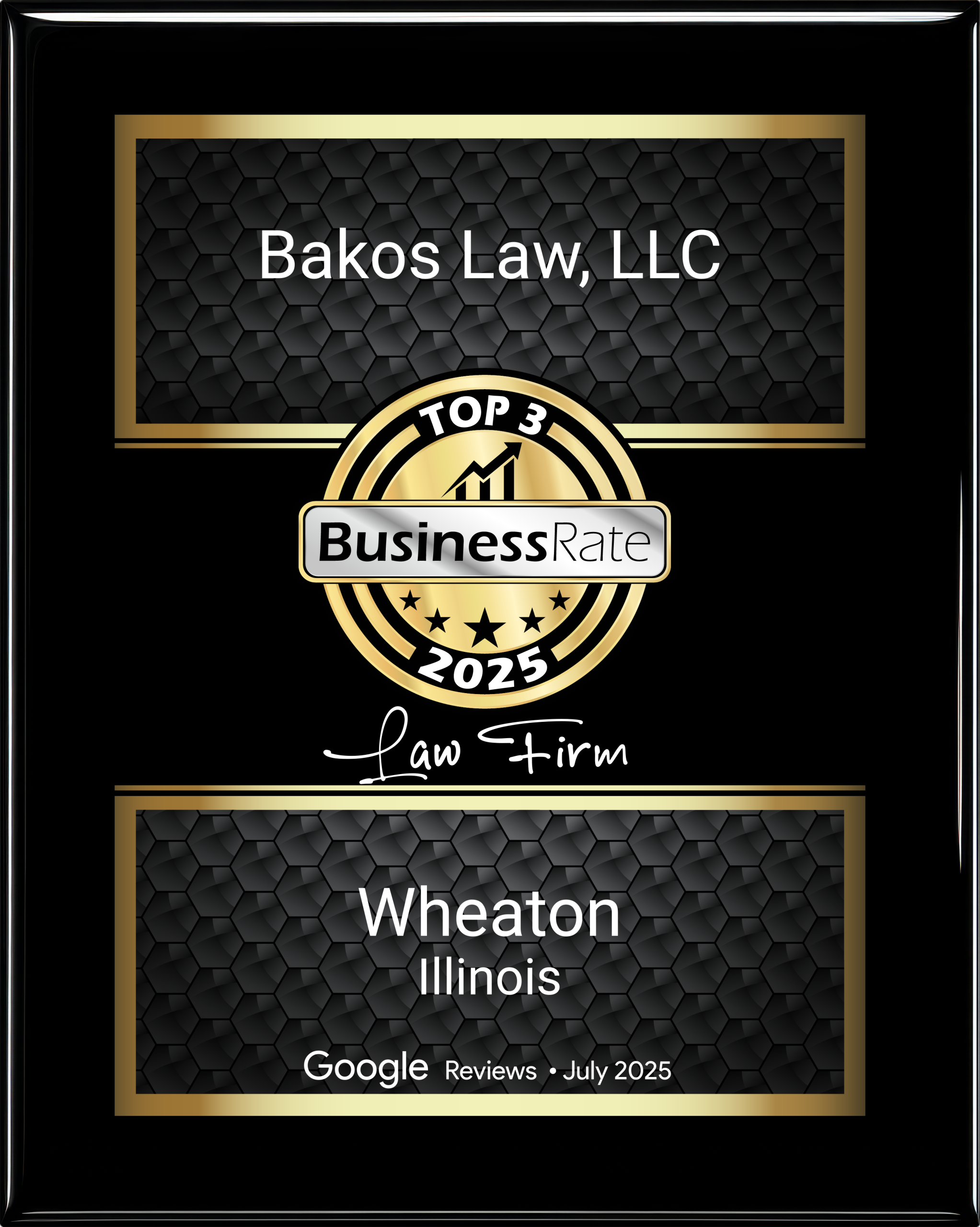 Bakos Law award Bakos Law Award - Top 3