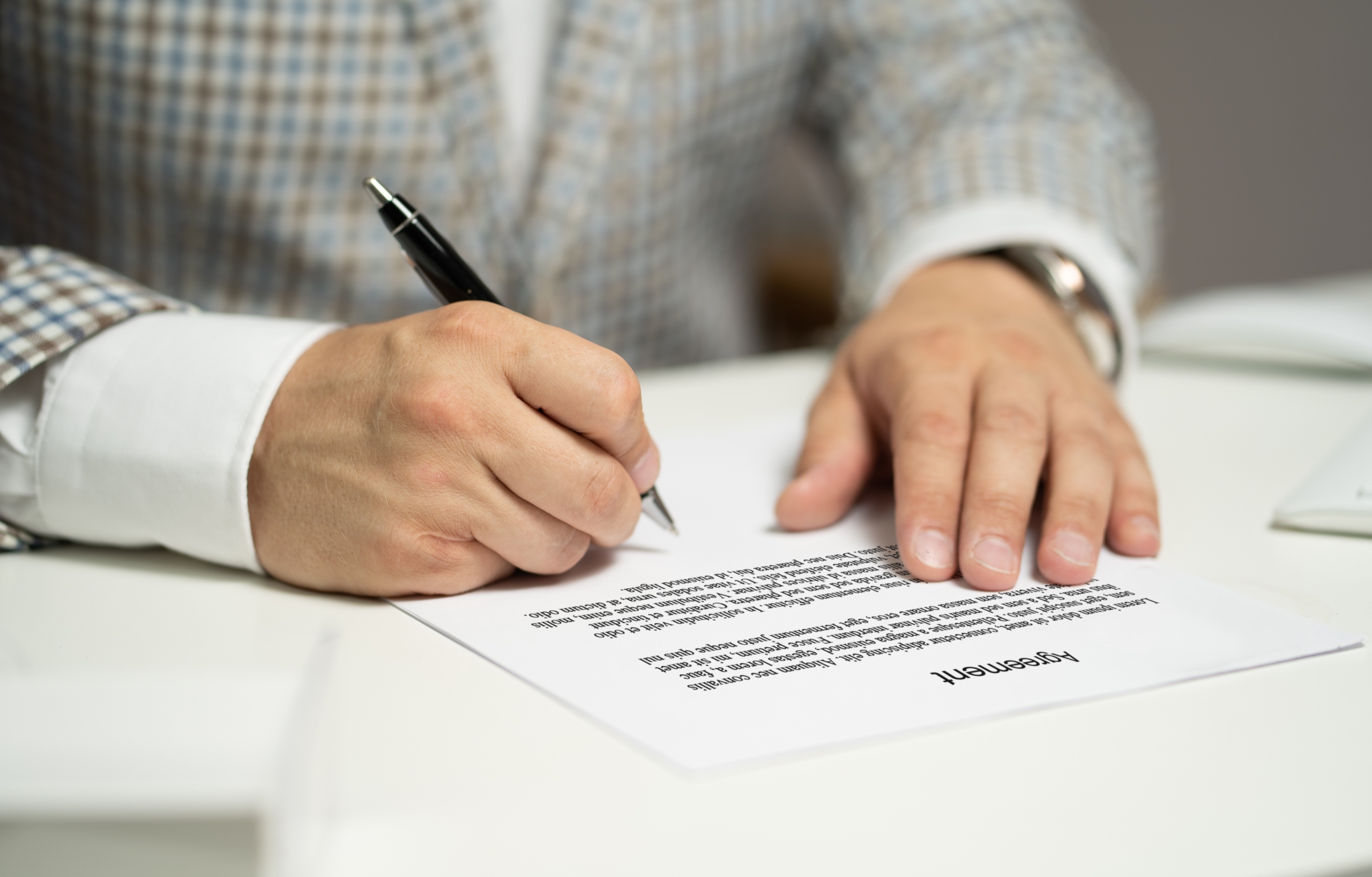 signing a real estate contract